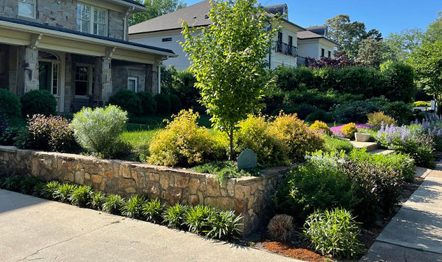 Completed Landscaping Jents residential landscape project